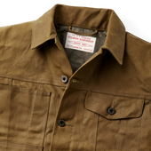 Tin Cloth Short Lined Cruiser Jacket - Dark Tan