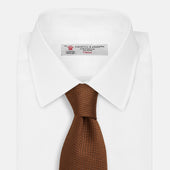 Plain Lace Jacquard Earth Tie