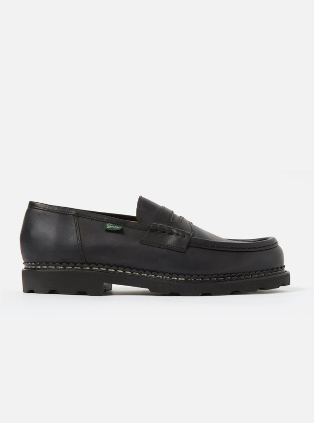 Paraboot Black Leather Reims Marche