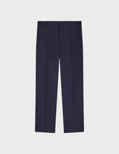 Pantalon De Costume Greyson En Toile De Laine Marine