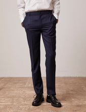 Pantalon de costume Greyson en toile de laine marine