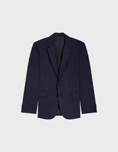 Veste De Costume Gordon En Toile De Laine Marine