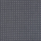 Cotton Spotted Neckerchief In Grey And White