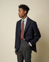 Sport Jacket Mock Leno Wool Hopsack