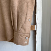 Deadstock Wool Cashmere Sawtooth Western Shirt