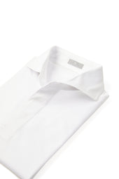 White Spread Collar Polo - Short Sleeve Davis Fit (Slim)
