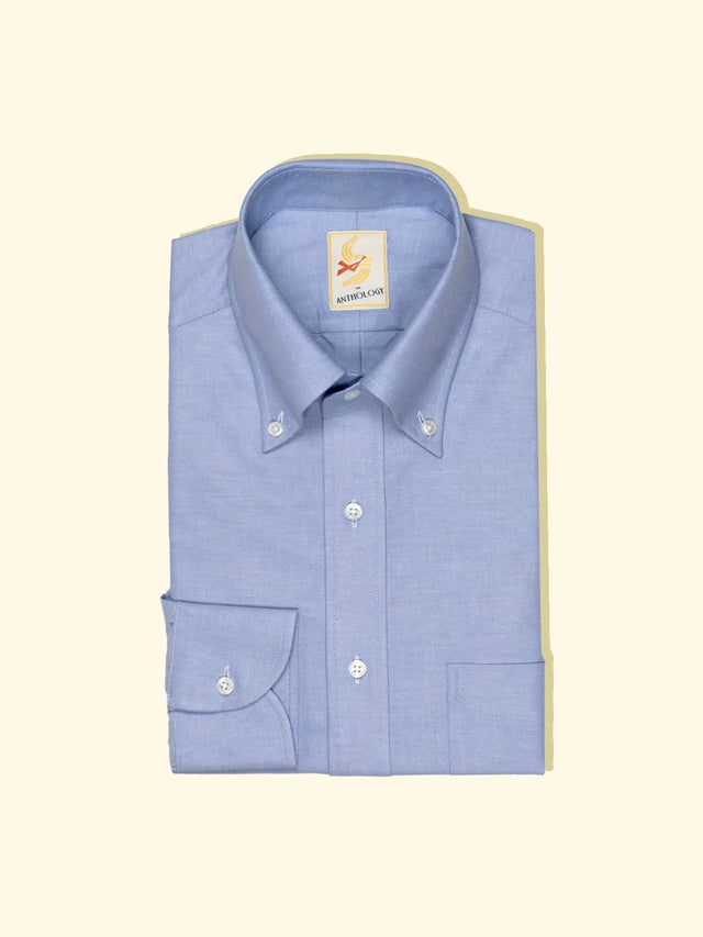 Blue Oxford Button-Down Shirt — The Anthology