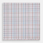 Hand Rolled Multi Graph Check Handkerchief