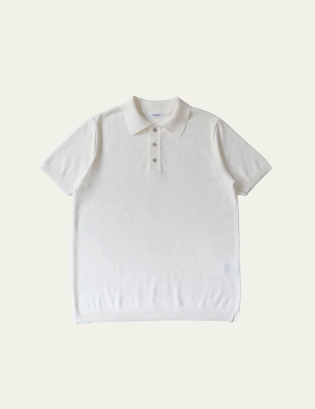 FUJITO Knit Polo 'Easy' White,Red,Black | Directors Web Shop powered by BASE