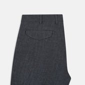 Ash Linen Herringbone Edmund Trousers