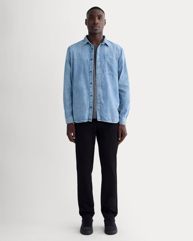 The Relaxed 4-Way Stretch Organic Jean | Uniform | Black