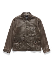 TRAILFINDER LEATHER JACKET / D.BROWN