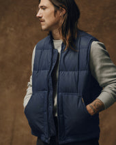 Waxed Down Vest