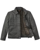 Tin Cloth Short Lined Cruiser Jacket - Castor Gray