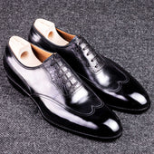 Wing Tip Oxford With Alligator Adelaide All