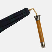 Watch Tartan Traveller Umbrella With Malacca Crook Handle