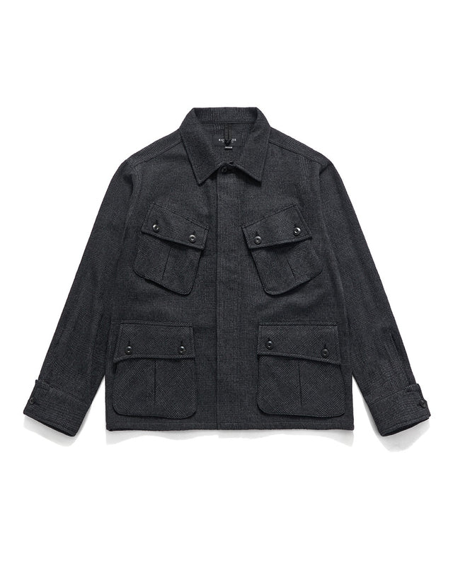 JUNGLE FATIGUE JACKET / BLACK & GREY CHECK