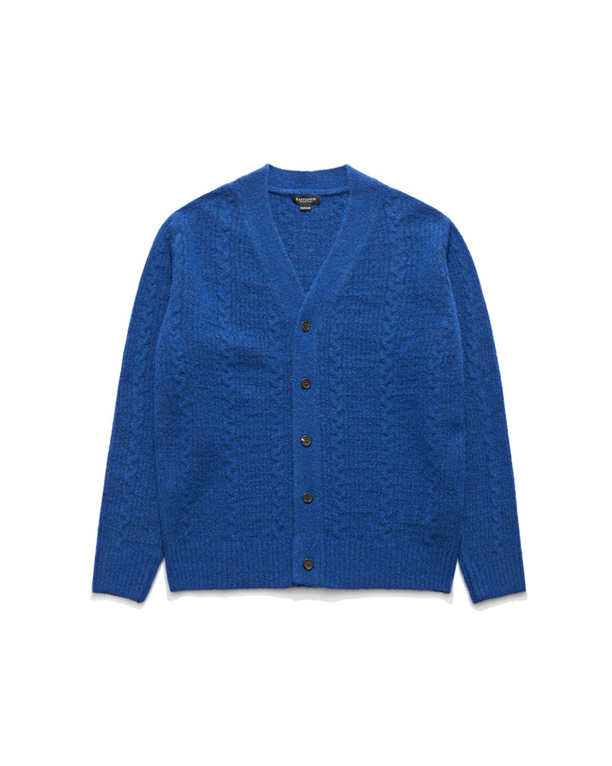 COZY CABLE CARDIGAN / ROYAL BLUE