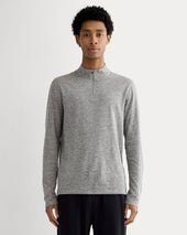 The Rec Quarter-Zip | Heathered Grey