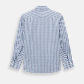 And Navy Multi Check Piccadilly Shirt