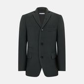 Moss Green Apsley Single-Breasted Caban Coat