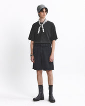Multi Fabric Loose Fit T Shirt