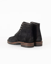 Iron Heart Int'l x Wesco® - 7" Rough-Out Boot - Black. The "Foot Patrol"
