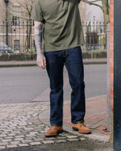 18oz Vintage Selvedge Denim Straight Cut Jeans - Indigo