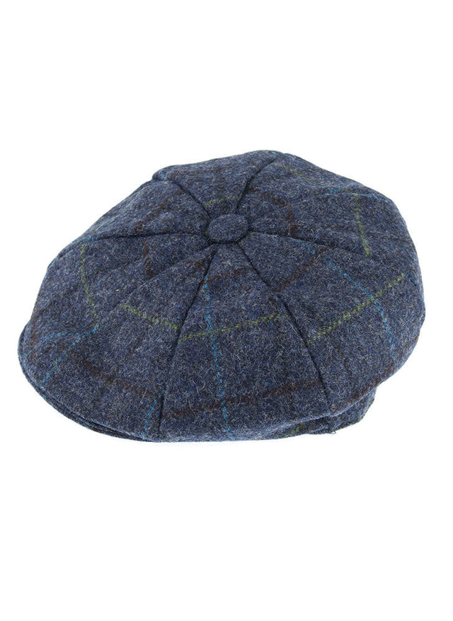Men's Abraham Moon Check Tweed Newsboy Cap