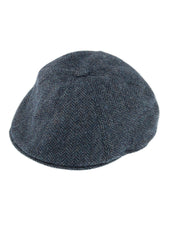 Men's Abraham Moon Herringbone Tweed Driver's Cap