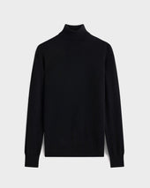 PULL COL ROULÉ EN CACHEMIRE - NOIR