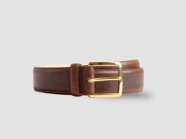Belt in Brown Calf — George Cleverley