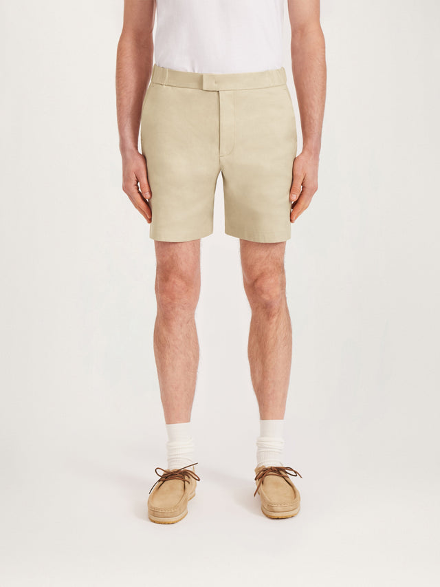 The 12 Shorts Linen 8" || Sand | Linen