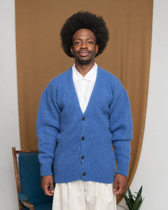 Shaggy Alpaguan Cardigan Alpaca Monitaly