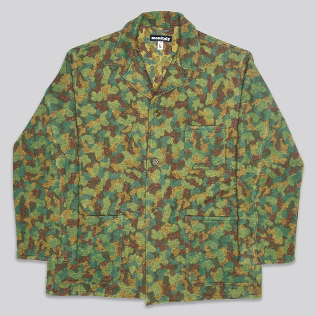 Italian Jail Jacket Jacquard Camo Monitaly