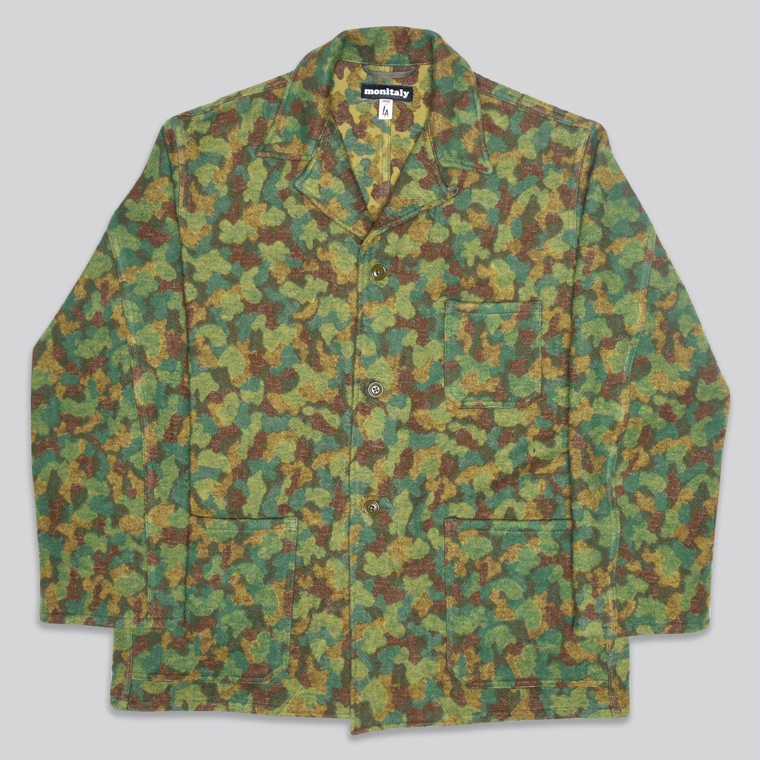 Italian Jail Jacket - Jacquard Camo — MONITALY