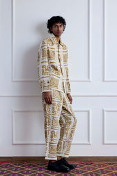 Appliqu Blouson Jacket