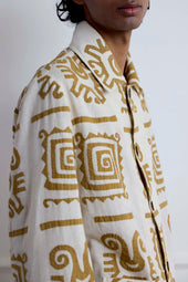 Appliqu Blouson Jacket