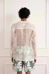 Chanderi Sheer Shirt