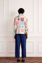 Patchwork Floral Embroidered Jacket