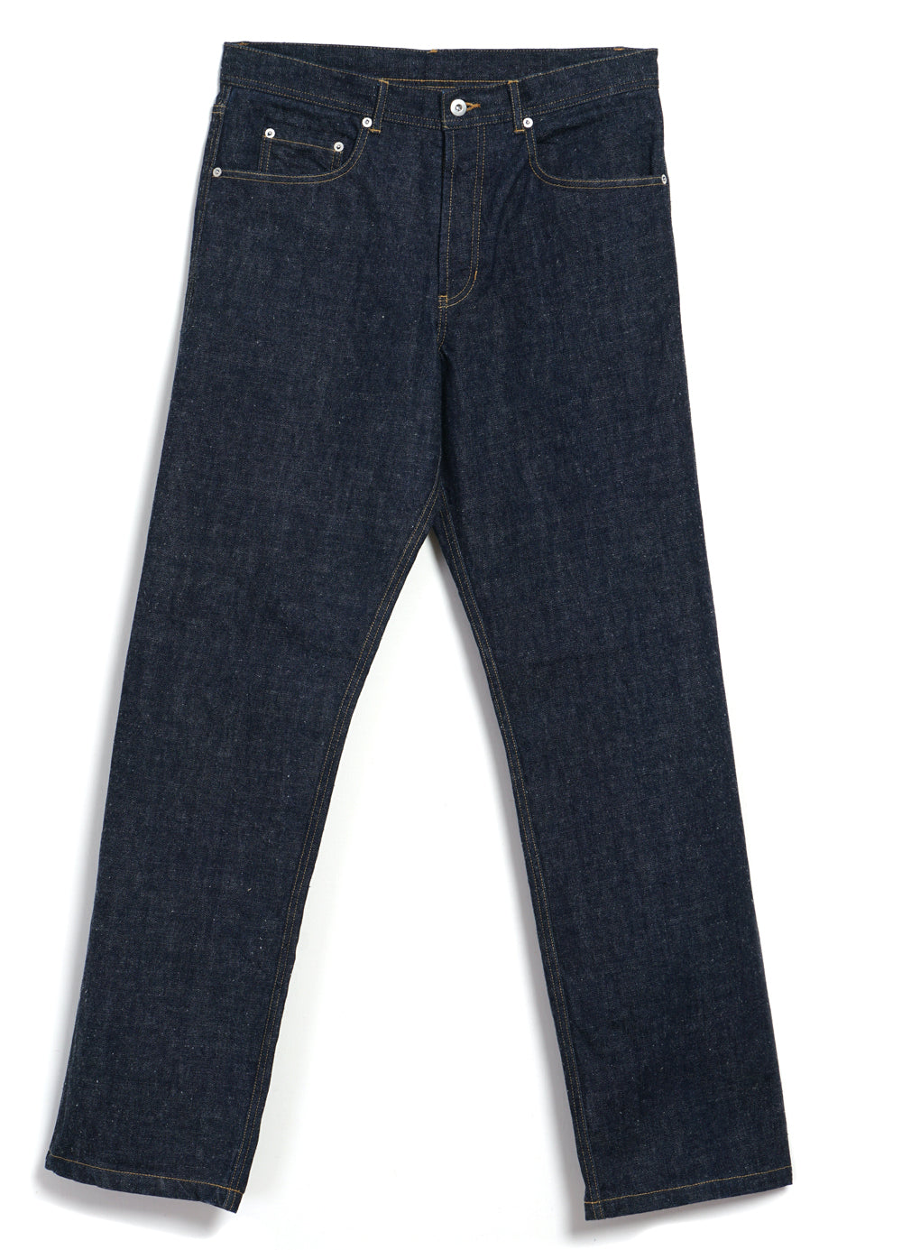 DEAN 100-14-20-4 | 13oz Neppy Denim Straight Cut Jeans | Real Indigo