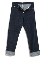 DEAN 100-14-20-4 | 13oz Neppy Denim Straight Cut Jeans | Real Indigo