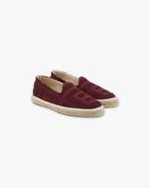Burgundy Terrace Terry Espadrilles