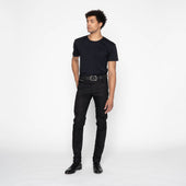 Thick Belt - 7mm Bovine Leather - Black