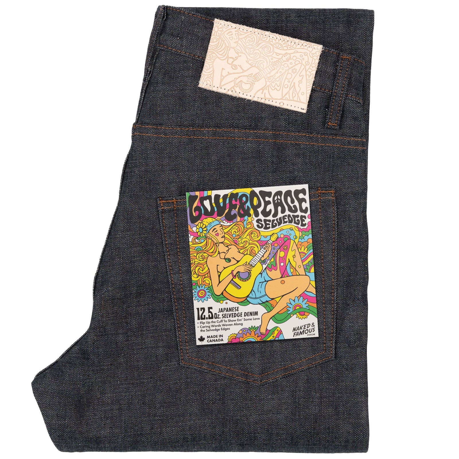 Easy Guy Love Peace Selvedge