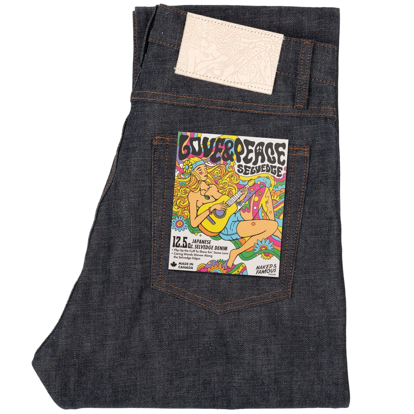 True Guy Love Peace Selvedge
