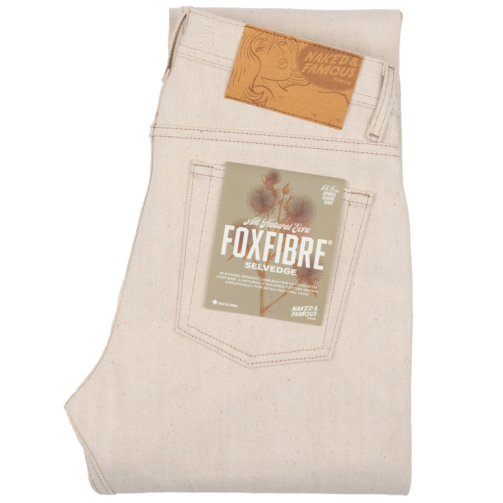 Weird Guy All Natural Foxfibre Selvedge
