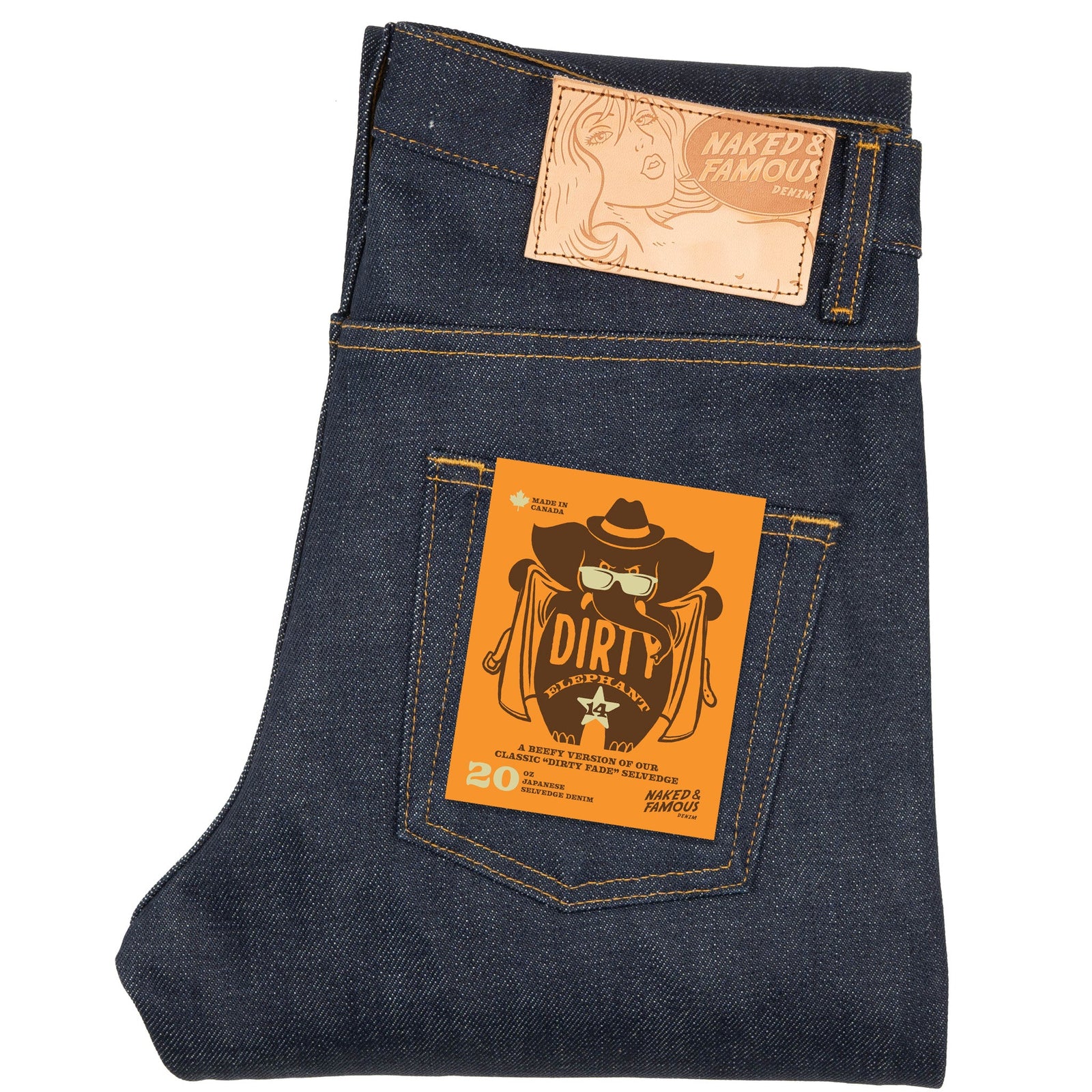 Easy Guy Elephant 14 Dirty Elephant Selvedge