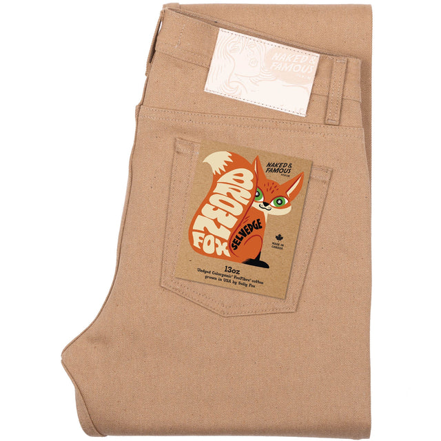 Weird Guy - Brown Fox Selvedge - Brown