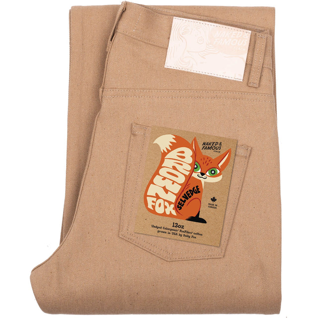 Strong Guy - Brown Fox Selvedge - Brown
